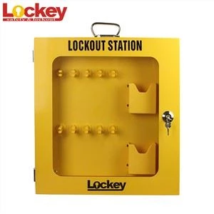 Metalen hangslotstationbox